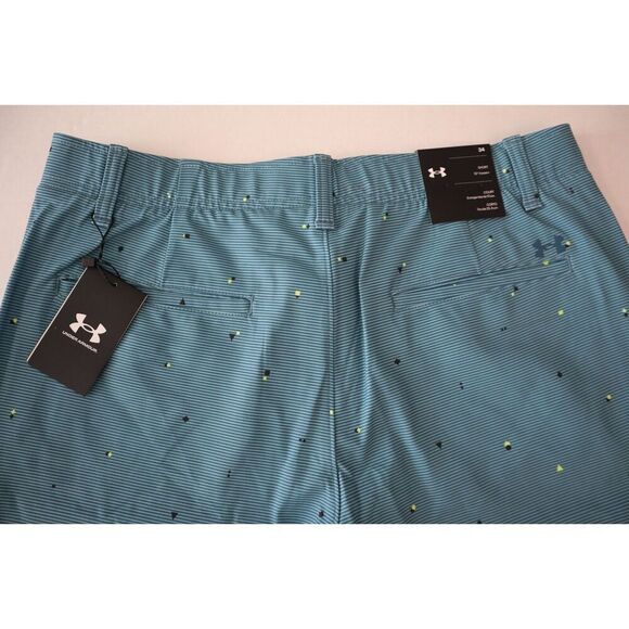 Under Armour 1377303-414 Men's Sz 34 Static Blue UA Golf Printed 10" Shorts - Picture 6 of 10